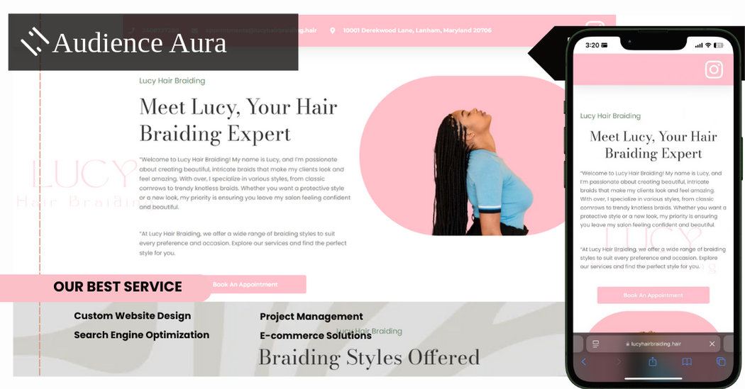 Lucy Hair Braiding Expert Website